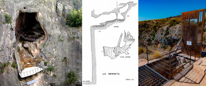 accesos cueva serreta