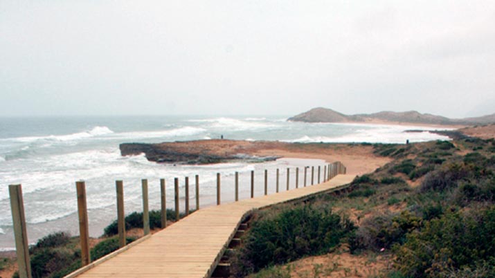 calblanque con los 5 sentidos