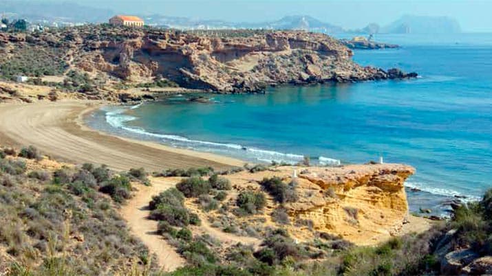 cuatro calas playa de la carolina