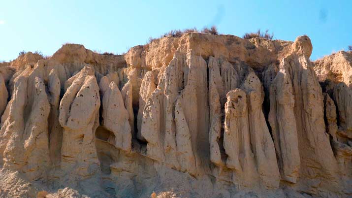 senda natural chicamo badlands