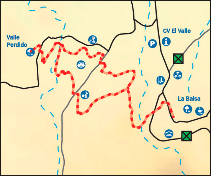 sendero accesible el valle plano