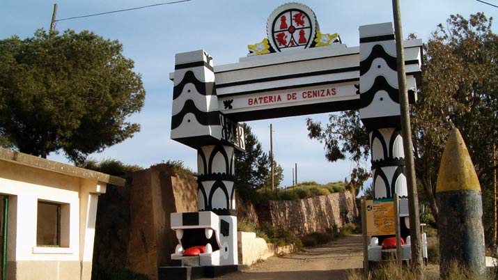 sendero monte de las cenizas entrada