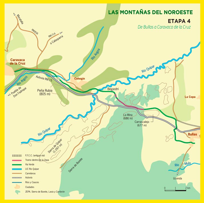 via verde noroeste etapa 4 mapa